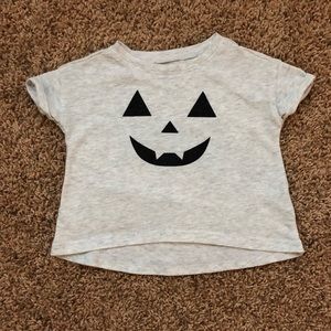 Sparkle pumpkin face top 6/12 months crazy 8